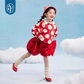 年衣童装女童短裤2025年春新款女大童女孩甜美糖果花苞裤子演出服糖心精灵短裤