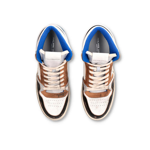 PHILIPPE MODEL 男士盾牌徽标 La Grande 休闲运动鞋 混色 LGMU WP01 商品图3