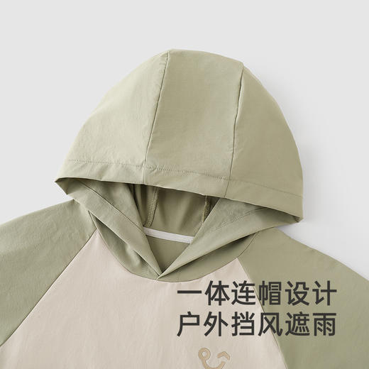 【商场同款】英氏男童短袖T恤夏季凉感速干连帽套头衫2025新款 商品图3