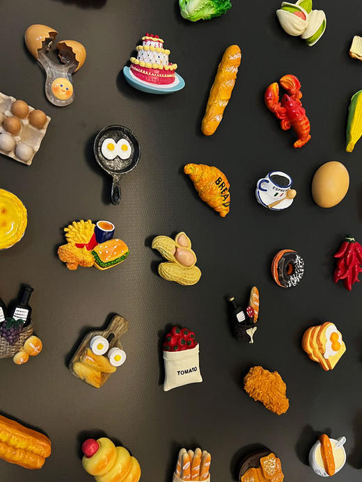 冰箱贴磁贴3d立体食玩装饰吸铁石ins风个性创意摆件磁性贴中 商品图4