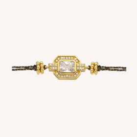 北京仓｜MYA-BAY-GOLD SHINY ART DECO-白色宝石 手链 ［比利时设计师］