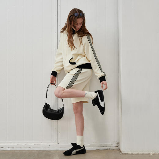 714street国潮织带卫裤短裤男2025夏季新款复古运动裤宽松休闲裤 商品图2