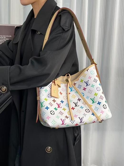 新款现货秒发  驴家白三彩村上隆再版系列CarryAll小号手袋斜跨包（HH） 商品图4