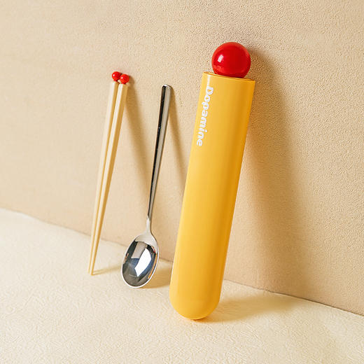 摩登主妇筷子勺子套装一人用便携收纳盒学生便携餐具筷子盒单人装 商品图0