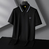 【桑蚕丝】【莫代尔】【亚麻】【DG】大依优型大码男装轻奢短袖POLO衫桑蚕丝体恤衫夏季翻领上衣运动T恤男士胖子 商品缩略图3