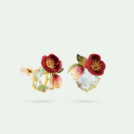 北京仓｜Les Nereides-Red hellebore flower-鹤望兰 红色 耳钉［法国设计师］ 商品图2