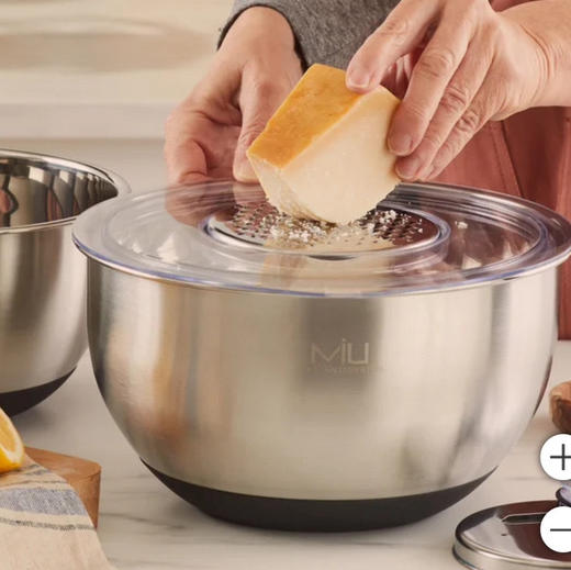 Miu不锈钢盆四件套～欧范儿容器，美国🇺🇸直邮特价458元🉐包税包邮到手了🔥都是优质的不锈钢制成无毒，用的安心，经久耐用，不生锈 商品图5