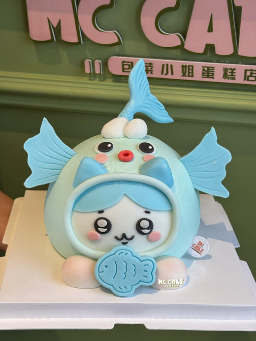 双鱼座|chiikawa小八造型蛋糕 商品图0