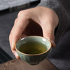 龙泉青瓷个人功夫茶杯原矿仿古莲瓣品茗杯单个小杯子陶瓷创意茶碗 商品缩略图2