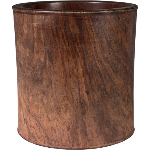 清 红木素工笔筒 商品图5