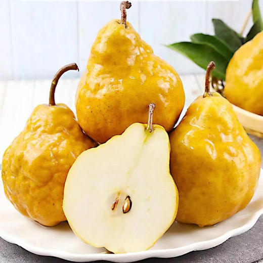 【分仓直发包邮】中华丑梨 3斤（4-6个）（中果，果径75-80mm） 商品图0