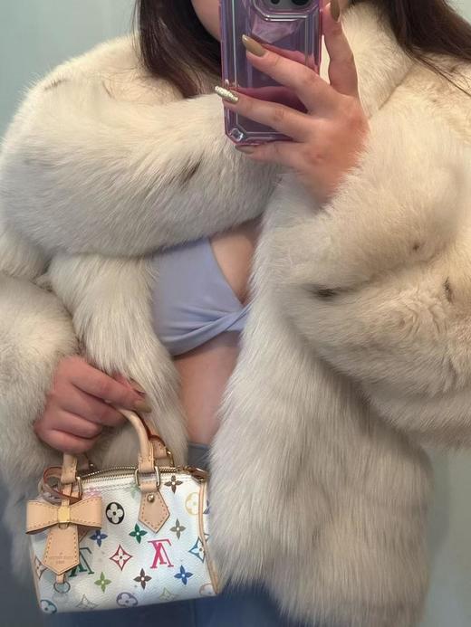 新款现货秒发   驴家白三彩村上隆再版系列NanoSpeedy手袋手拿枕头斜跨包（CB） 商品图2