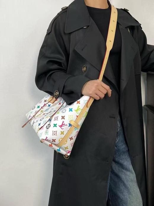 新款现货秒发  驴家白三彩村上隆再版系列CarryAll小号手袋斜跨包（HH） 商品图8