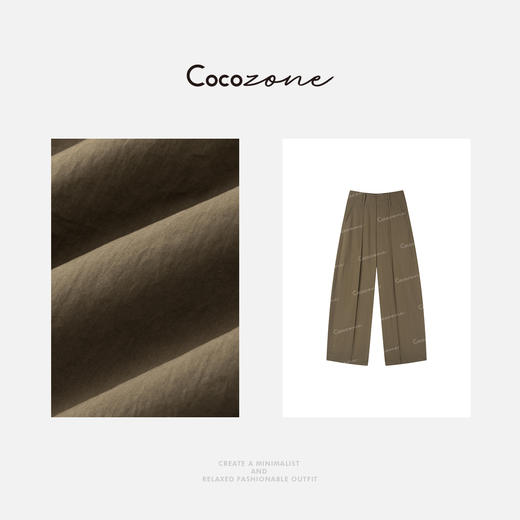 COCO ZONE 2025美式复古百搭宽松阔腿休闲裤ACD1A0325 商品图2