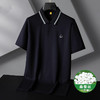 【桑蚕丝】【莫代尔】【亚麻】【DG】大依优型大码男装轻奢短袖POLO衫桑蚕丝体恤衫夏季翻领上衣运动T恤男士胖子 商品缩略图0