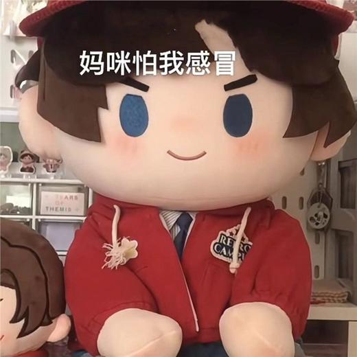 没事小狗40cm坐姿未定事件左然棉花娃娃动漫周边生日礼物公仔换装 商品图1