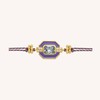 订购8周到｜MYA-BAY-PURPLE ART DECO-淡蓝色宝石 手链 ［比利时设计师］ 商品缩略图0