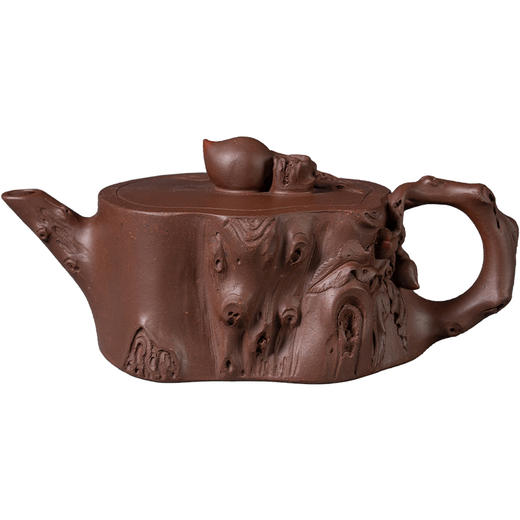 《桃桩壶》 王六初 高级工艺美术师、江苏省工艺美术协会会员，宜兴紫砂行业协会会员，优秀中青年紫砂艺术家 商品图5
