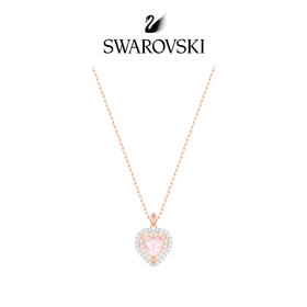 奥地利Swarovski施华洛世奇女士粉色爱心项链5439314