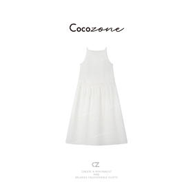 COCO ZONE 2025新款设计感小众气质镂空连衣裙CD2A0180