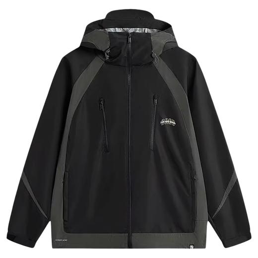 【M断码】李宁反伍运动风衣男子2025春季新款连帽防风梭织外套夹克AFDV013 DS【库存有限，如无货将做退款，介意慎拍！】 商品图0