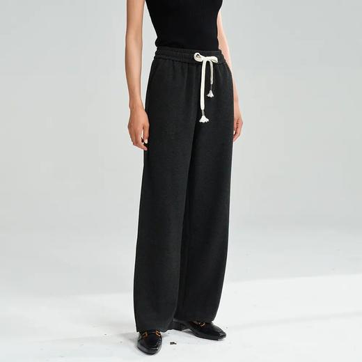 【高货sh】全新升级【铂金会员146/天猫189/差价43】(41309) 洛诗琳25春新款显瘦显腿直亲肤柔软休闲抽绳直筒阔腿裤 商品图0