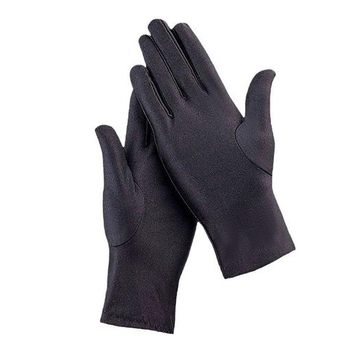 男女氨纶珠宝手套弹力紧身黑白舞蹈表演礼仪指挥司仪手套批发 商品图4