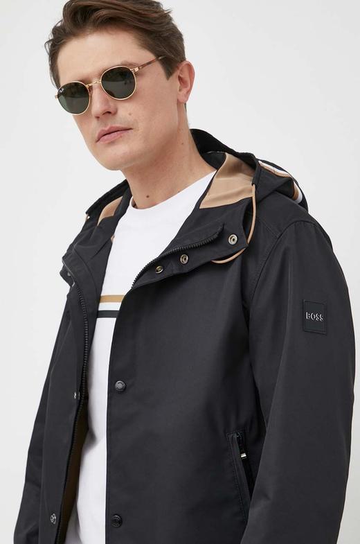 老板 双面复合防泼水风衣夹克外套 帽绳可固定 Z-15040 商品图0