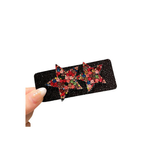 五角星刘海贴碎发夹魔术贴整理碎发神器发箍儿童网红魔法头发帖 商品图4