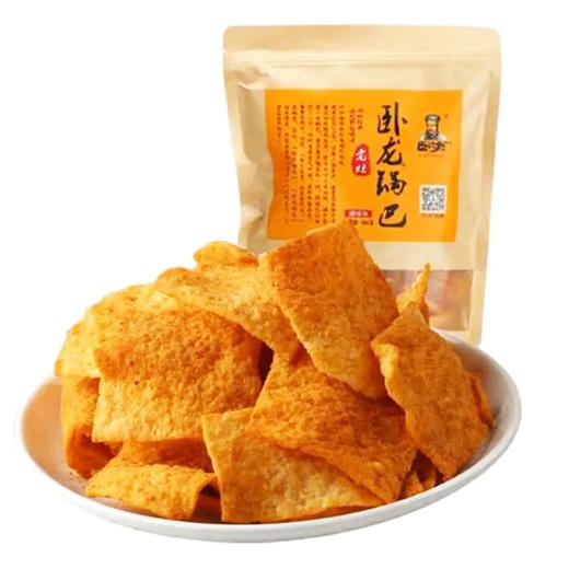 卧龙老灶锅巴300g(爆辣) 商品图0