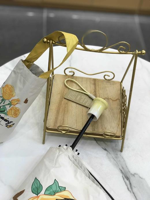 优品堂『芳华』五折黑胶遮阳伞 商品图8