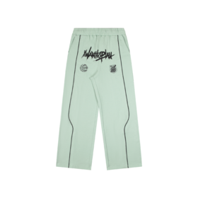 D.Desirable NYCV-PLAY撞色立体机边条直筒卫裤