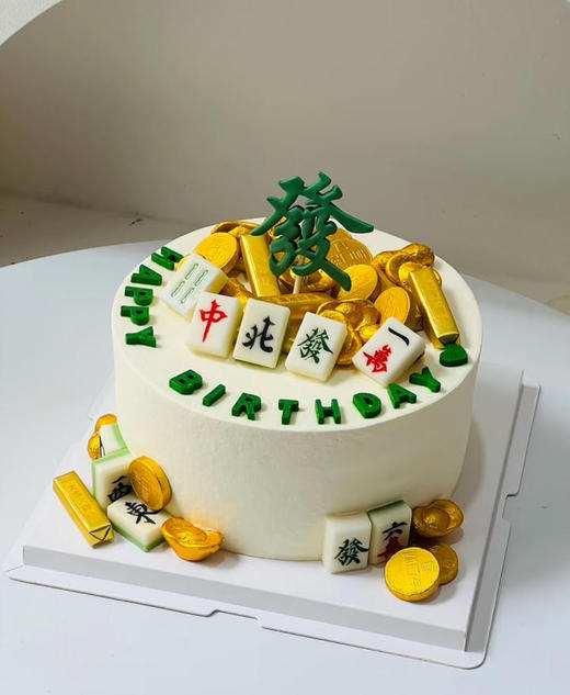 发财麻将蛋糕 商品图0