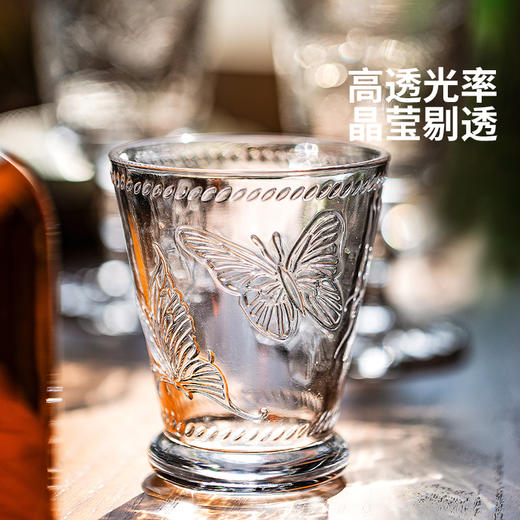 摩登主妇复古浮雕红酒杯高档轻奢高脚杯家用水杯玻璃杯子葡萄酒杯 商品图3