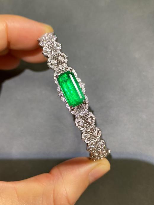 3.03ct刻面祖母绿手镯 商品图0