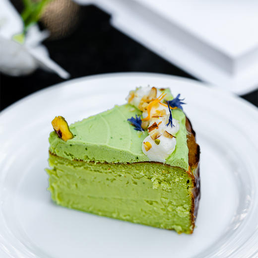 烤爱·生日蛋糕系列·开心果巴斯克芝士蛋糕·开心果芝士·下午茶聚会生日节日【仅限深圳同城配送】 商品图1