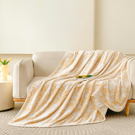 多喜爱 花开向阳法兰绒毯 商品图1