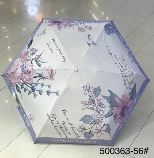 优品堂『芳华』五折黑胶遮阳伞 商品图7