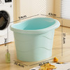 【双层锁温洗澡桶，尽享沐浴时光】儿童塑料沐浴桶 可坐儿童洗澡盆 宝宝加厚卫生间泡澡大浴桶 婴儿浴盆-QQ 商品缩略图5