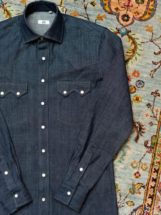 100Hands Western Shirt 原牛丹宁衬衫 商品图3