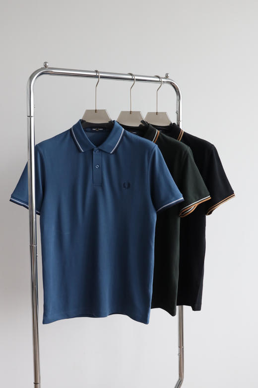 F.P 25款麦惠珠地翻领短袖POLO衫T恤 TX382 商品图3