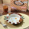 奇趣饼干陶瓷盘子浮雕甜品盘沙拉盘网红高颜值水果盘意面盘礼盒装 商品缩略图1