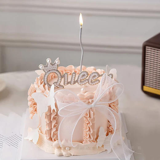 【粉冠梦影】粉色的皇冠营造朦胧意境-水果夹心生日蛋糕 商品图0