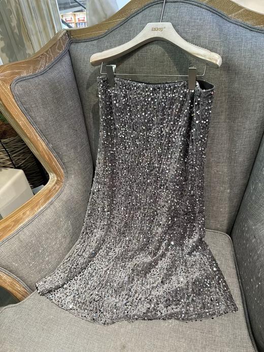 【门店同款】ENJOY冬季温柔亮片加厚鱼尾裙 159851579 商品图1