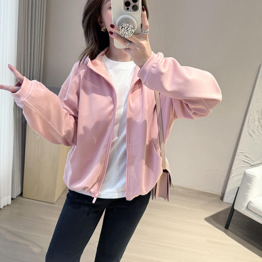 2025新款肩线前移直角肩圆领长袖白T！闭眼冲巨显瘦小休闲打底衫！ 商品图2