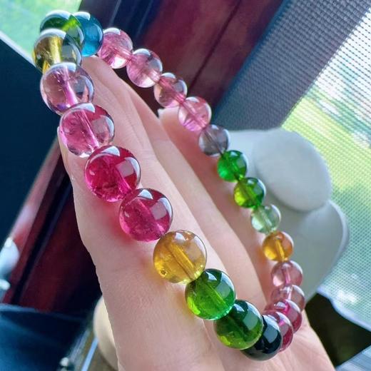 7mm-8mm单圈彩虹碧玺手串 商品图0