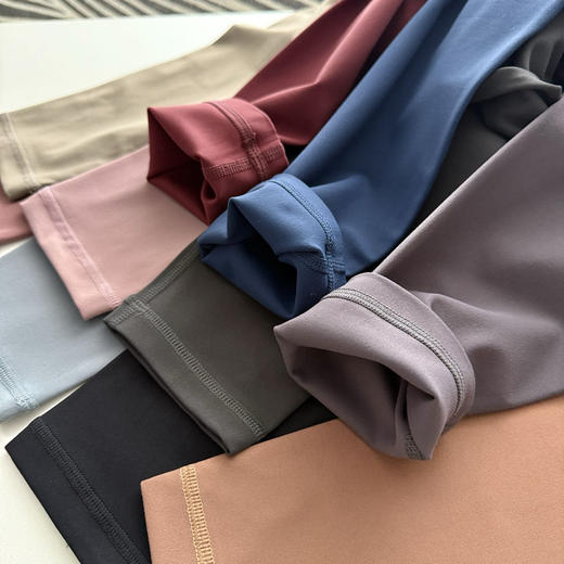 新增腿标款！lu家春夏薄款九分瑜伽裤丨客供王牌面料！标牌齐全❗️出入专柜无压力~ 时尚运动达人人手一条❗真的巨舒服巨好穿，又薄又透气，推荐多色入💯 商品图7