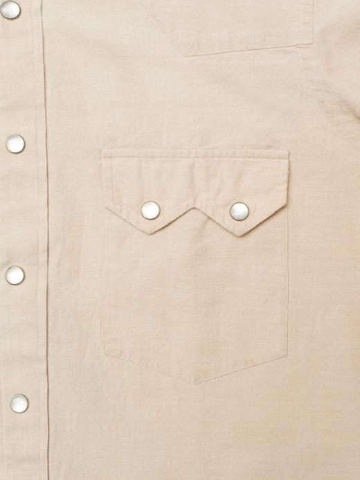 100Hands Western Shirt 米色丹宁衬衫 商品图6