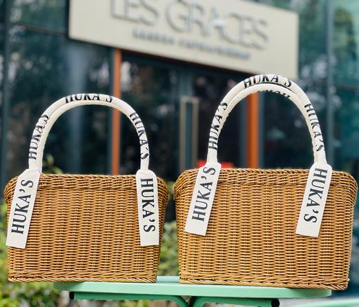 LES GRÂCES手工定制礼篮| LES GRÂCES礼盒大家庭又添新成员啦，特别选择广西壮族非遗博白芒手工藤编篮，专注手工编织30年，文艺复古，精致且实用，拎在手里感受到一份与众不同、沉甸甸的爱~ 商品图5