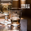 摩登主妇复古浮雕红酒杯高档轻奢高脚杯家用水杯玻璃杯子葡萄酒杯 商品缩略图1